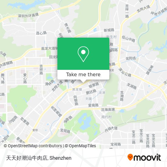 天天好潮汕牛肉店 map