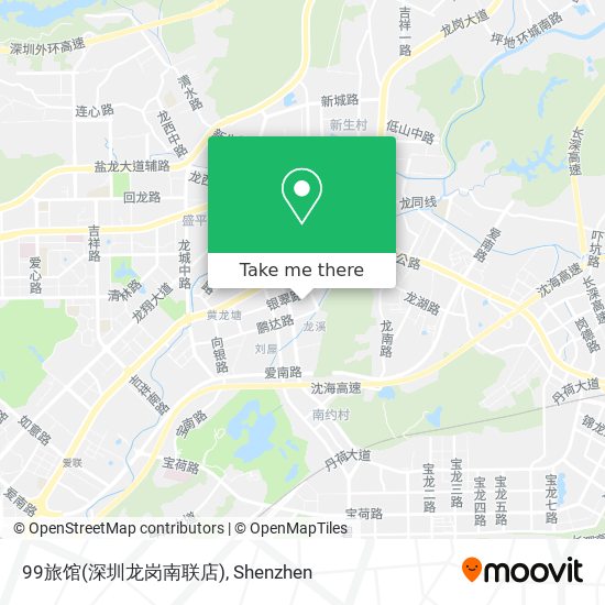 99旅馆(深圳龙岗南联店) map