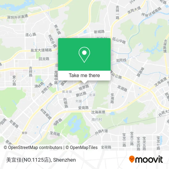 美宜佳(NO.1125店) map