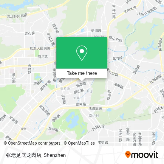 张老足底龙岗店 map