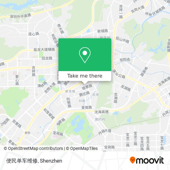 便民单车维修 map