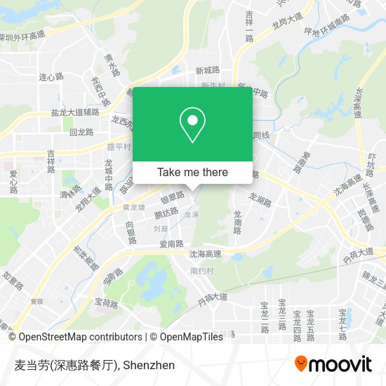 麦当劳(深惠路餐厅) map