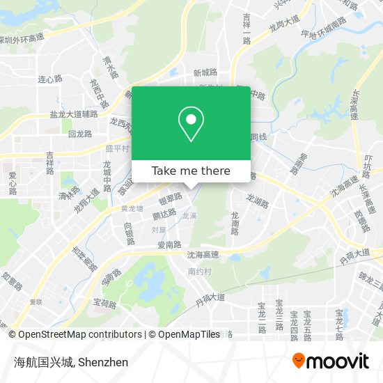 海航国兴城 map