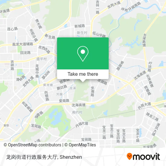 龙岗街道行政服务大厅 map