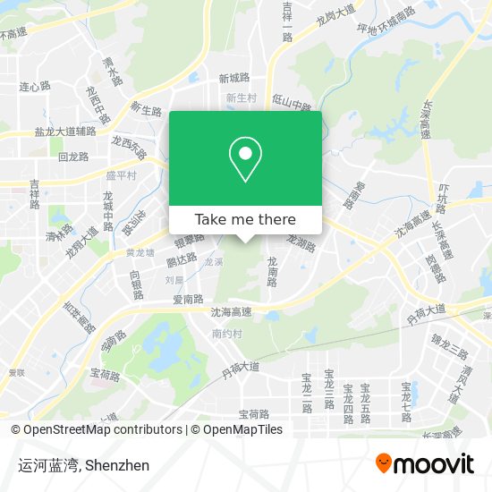 运河蓝湾 map