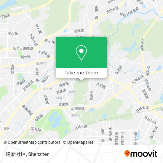 建新社区 map