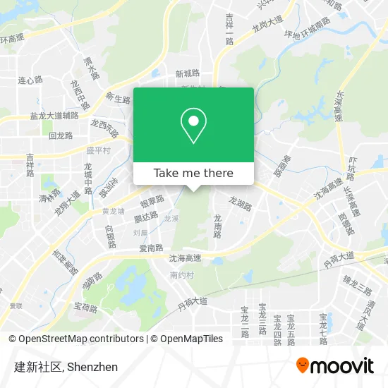 建新社区 map