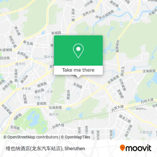 维也纳酒店(龙东汽车站店) map