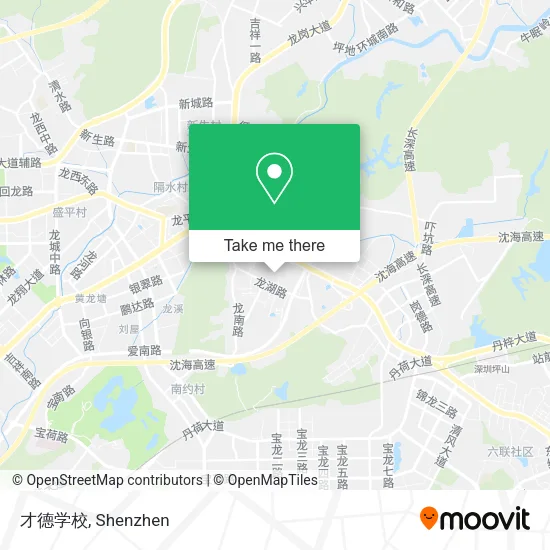 才德学校 map