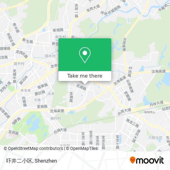 吓井二小区 map