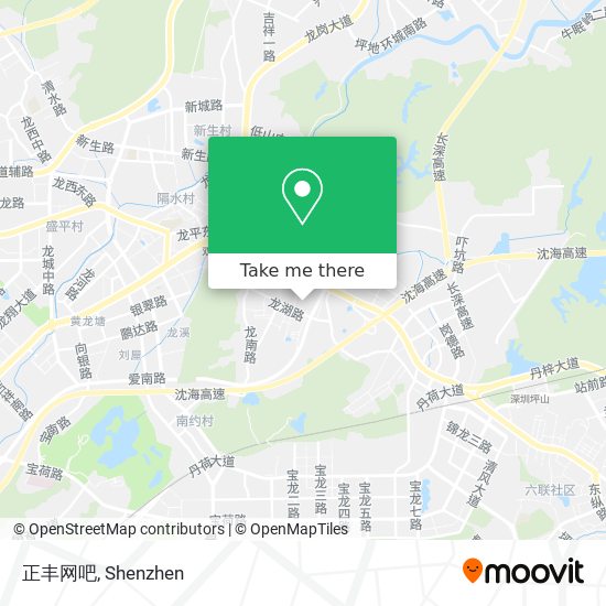 正丰网吧 map