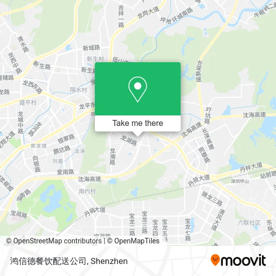 鸿信德餐饮配送公司 map