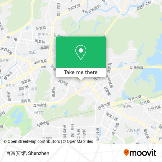 百富宾馆 map