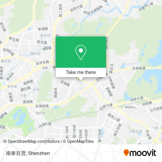 南泰百货 map