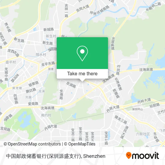 中国邮政储蓄银行(深圳源盛支行) map