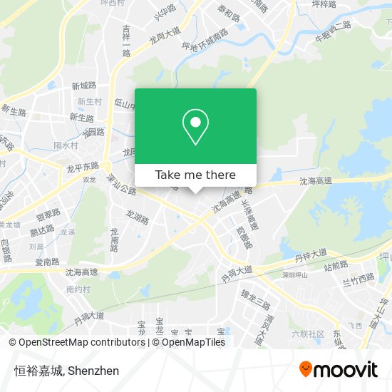 恒裕嘉城 map