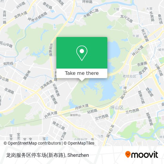 龙岗服务区停车场(新布路) map