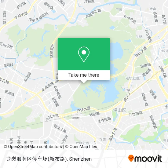 龙岗服务区停车场(新布路) map