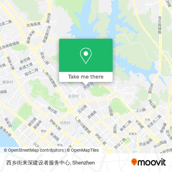 西乡街来深建设者服务中心 map