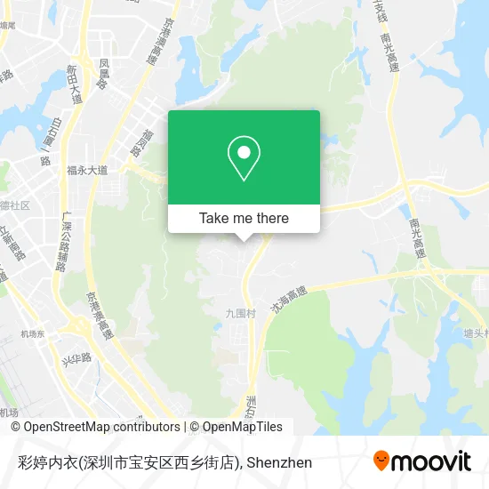 彩婷内衣(深圳市宝安区西乡街店) map