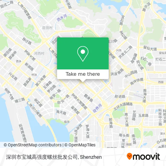 深圳市宝城高强度螺丝批发公司 map