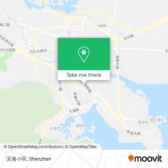 滨海小区 map