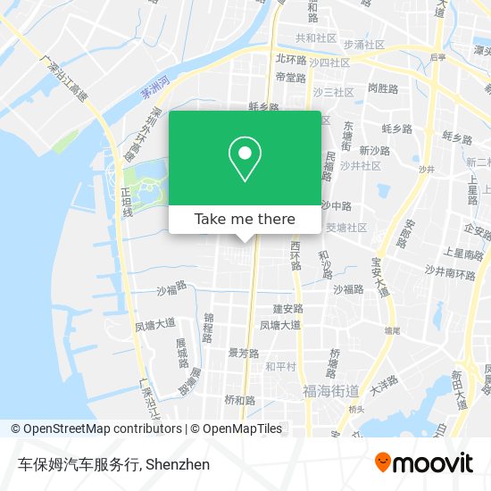 车保姆汽车服务行 map