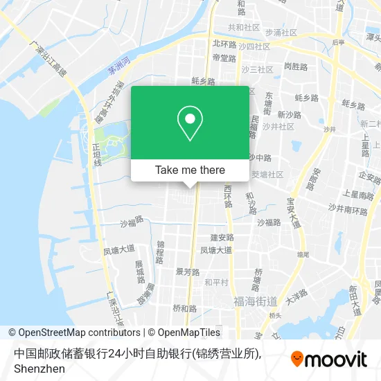 中国邮政储蓄银行24小时自助银行(锦绣营业所) map