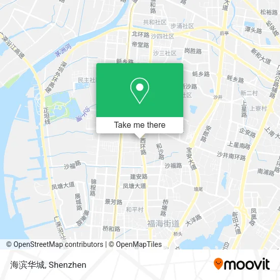 海滨华城 map