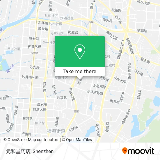 元和堂药店 map