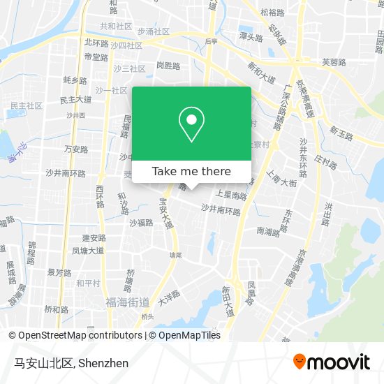马安山北区 map