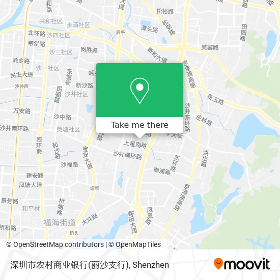 深圳市农村商业银行(丽沙支行) map