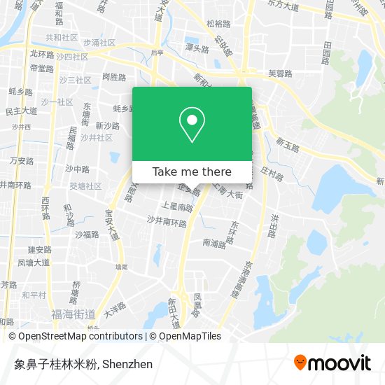 象鼻子桂林米粉 map