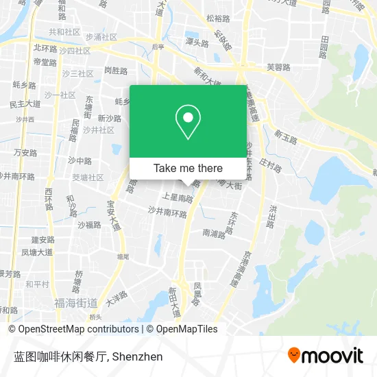 蓝图咖啡休闲餐厅 map