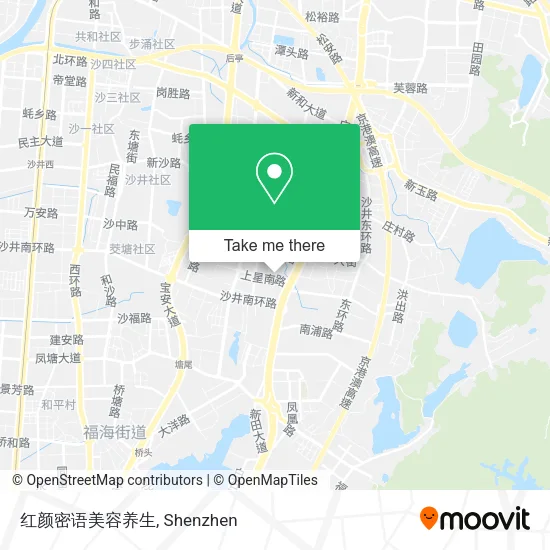 红颜密语美容养生 map