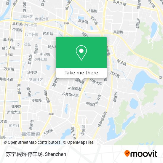 苏宁易购-停车场 map