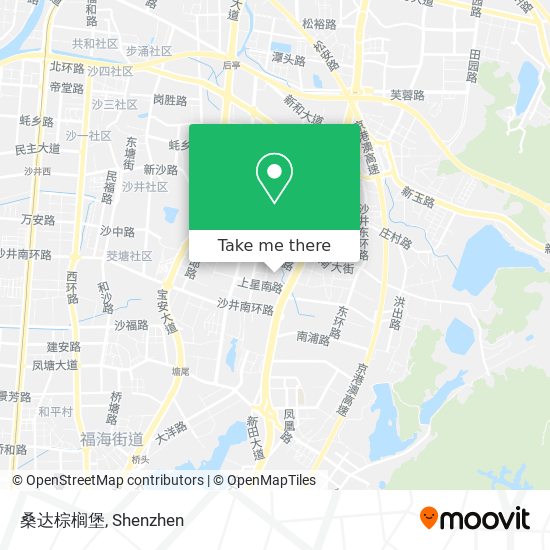 桑达棕榈堡 map
