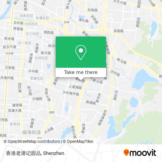 香港老港记甜品 map