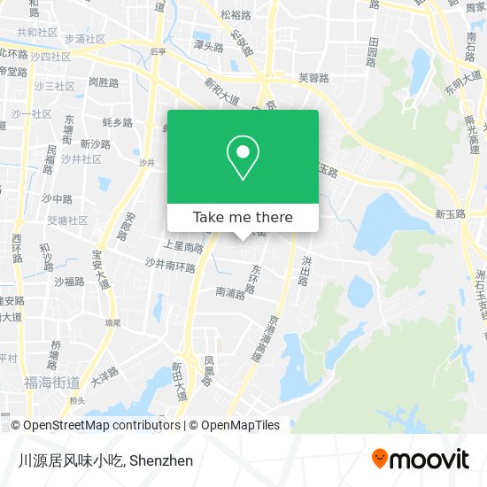 川源居风味小吃 map