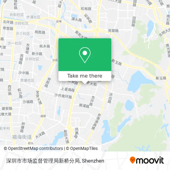 深圳市市场监督管理局新桥分局 map