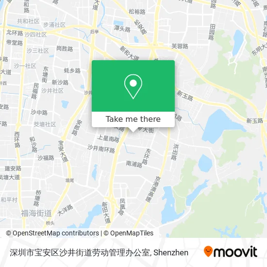 深圳市宝安区沙井街道劳动管理办公室 map