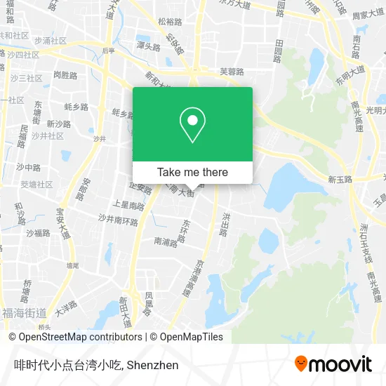 啡时代小点台湾小吃 map