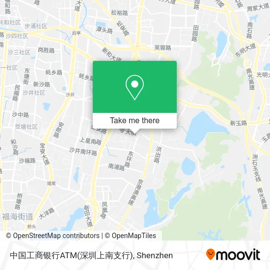 中国工商银行ATM(深圳上南支行) map