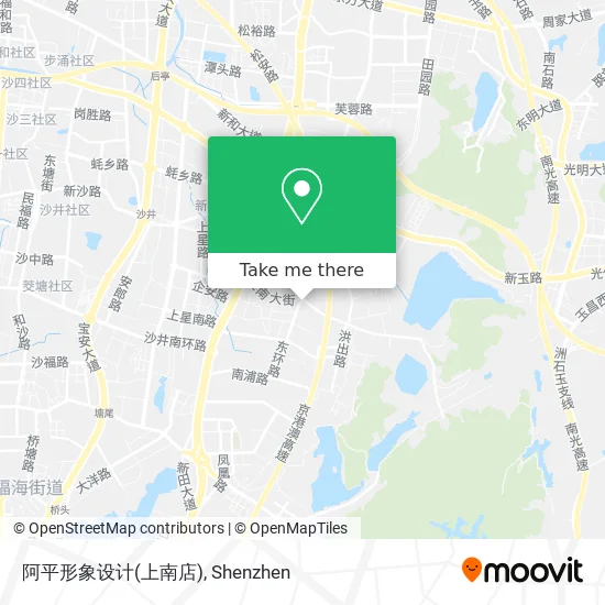 阿平形象设计(上南店) map