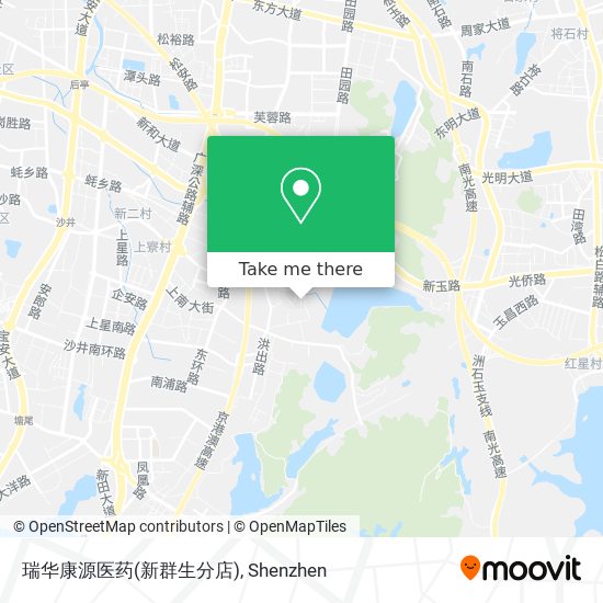 瑞华康源医药(新群生分店) map