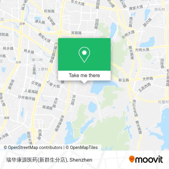 瑞华康源医药(新群生分店) map