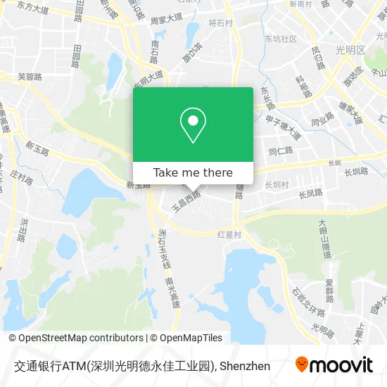 交通银行ATM(深圳光明德永佳工业园) map