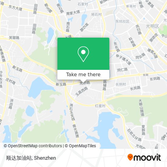 顺达加油站 map