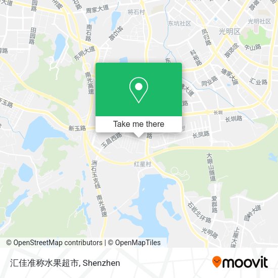 汇佳准称水果超市 map