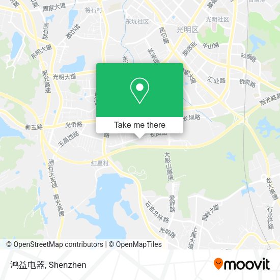鸿益电器 map